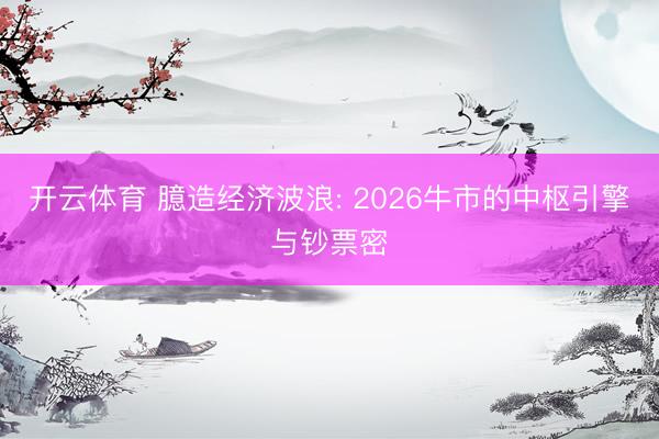 开云体育 臆造经济波浪: 2026牛市的中枢引擎与钞票密